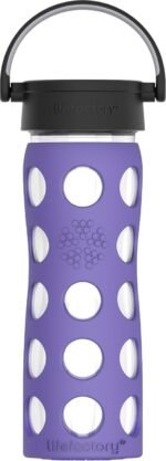 LIFEFACTORY 16oz Hydration Bottle with Classic Cap - Royal Purple - Image 2