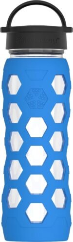LIFEFACTORY 22oz Bottle Classic Cap Hex Ocean - Image 2