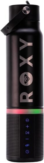LITFLASK x ROXY — The ultimate 3-in-1 hydration essential: an ultra-premium Bluetooth speaker, portable charger, and 20oz stainless-steel flask. Featured in Oprah’s Favorite Things 2024. - Image 2