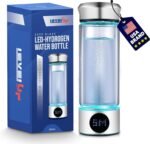Level Up Way - 2026 New Hydrogen Generator Water Bottle SPE PEM Technology Water Ionizer (Classic, Silver - LED) - Image 2