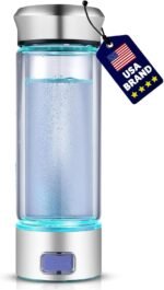 LevelUpWay Hydrogen Water Bottle - Advanced SPE/PEM Technology, Premium Borosilicate Glass, Made for Daily Hydration - Image 2