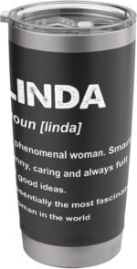 Linda Name Stainless Steel Insulated Tumbler - Image 2