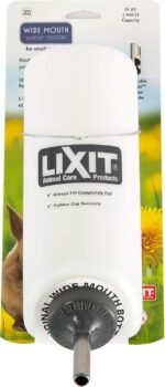 Lixit Small Animal Wide Mouth BPA-Free Water Bottle, 32 Ounce - Image 2