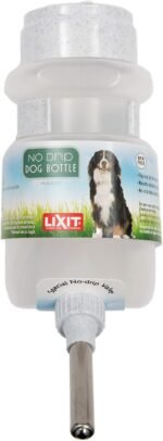 Lixit Top Fill NO-Drip Water Bottles for Dogs. (44 FL Oz (Pack of 1), White) - Image 2
