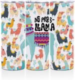 Llama Gifts, 20 Oz Straight Skinny Tumblers, Stainless Steel Tumbler, Double Wall Vacuum Travel Mug, Llama Animal Coffee Cup, Insulated Coffee Mug Thermal Cup for Home, Office, Outdoor - Image 2