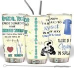MEDROC Surgical Tech Tumbler Stainless Steel 20oz, Surgeons Need Heroes Surgical Tech Gift For Birthday Christmas, Surgical Tech Week Gifts For Women Men Coworker OR Staff, Scrub Tech Tumbler Wrap - Image 2