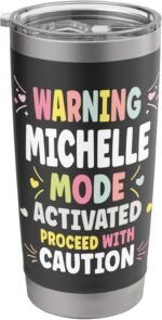 MICHELLE Personalized Women's Gift Custom MICHELLE Stainless Steel Insulated Tumbler - Image 2