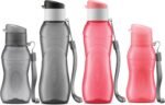MILTON 4 pack 6 and 12 oz Kids Water Bottle for School Leak Free Flip Lid- Portable Small Sports Water Bottle for Adults Carry Strap Party Favors for Kids Prizes Gifts Goodie Bag Stuffers Bulk Pack - Image 2