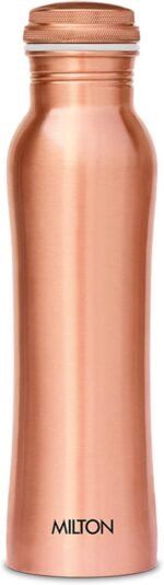 MILTON Copper Water Bottle 920ml (34 oz) | Leak-Proof Bottle | BPA-Free | Reusable | Single Wall for Gym, Office, Home, Travel - Image 2