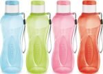 MILTON Sports Water Bottle Kids Reusable Leak-proof 25 oz 4 Set Plastic Wide Mouth Large Big Drink Bottle BPA & Leak Free With Handle Strap Carrier For Cycling Camping Hiking Gym Yoga - Image 2
