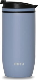 MIRA 16 oz Travel Coffee Mug - Insulated Stainless Steel Tumbler with Screw Lid - Olympic - Image 2