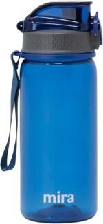 MIRA 17 oz Tritan Water Bottle - BPA-Free Sports Bottle with Secure Flip Lid - Easy-Flow Drinking Spout - Image 2
