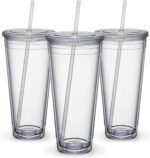 Maars® Insulated Travel Tumblers 32 oz. | Double Wall Acrylic | 3 Pack - Image 2