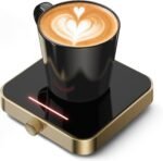 Maestri House Mug Warmer, Electric Coffee Cup Warmer for Desk with 3-Temp Settings,Auto Shut Off, Constant Temperature Heating for Beverage, Milk, Tea and Hot Chocolate at Home & Office (Gold) - Image 2