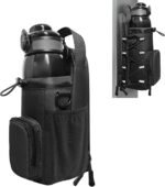 Magnetic Gym Bag for Men, Magnetic Water Bottle Holder, Small Gym Bag for Men, Gym Gifts,Gym Accessories for Women (Black) - Image 2