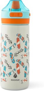 Manna Astor Stainless Steel Leak-Proof Reusable Water Bottle - 18 Oz - Skateboard - Image 2