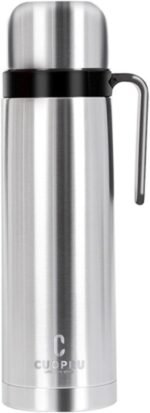 Mate Insulated Bottle,1000ml Stainless Steel Vacuum Insulated Wide Mouth Bottle for Cold & Hot Beverages – Keeps Liquid Up to 12-24 Hours (Silver Color) - Image 2