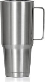 Maxam XPAC 64 Ounce Double Vacuum Wall Stainless Steel Vacuum Insulated Tumbler with Lid and Handle, Fits in a 4 Inch Wide Car Beverage Holder - Image 2