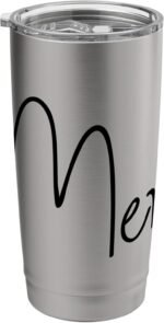 Mercedes Custom Girls Personalized First Name - Mercedes Stainless Steel Insulated Tumbler - Image 2