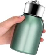 Mifoci 1 Pcs 10oz Mini Water Bottles Stainless Steel Slim Insulated Thermal for Hot Cold Drink Thermal Small Vacuum Portable Water Bottle for Women Gifts Travel Camping Hiking (Matte Green) - Image 2