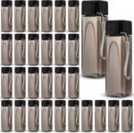 Mifoci 30 Pcs Water Bottle Bulk 17 oz Plastic Sports Water Bottles for Kids Adults Reusable Leak Proof Portable Drink Container Large for School Classroom Travel Camping Fitness Office(Black) - Image 2