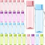 Mifoci 30 Pcs Water Bottle Bulk 17 oz Plastic Sports Water Bottles for Kids Adults Reusable Leak Proof Portable Drink Container Large for School Classroom Travel Camping Fitness Office(Multicolor) - Image 2