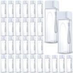 Mifoci 30 Pcs Water Bottle Bulk 17 oz Plastic Sports Water Bottles for Kids Adults Reusable Leak Proof Portable Drink Container Large for School Classroom Travel Camping Fitness Office(White) - Image 2