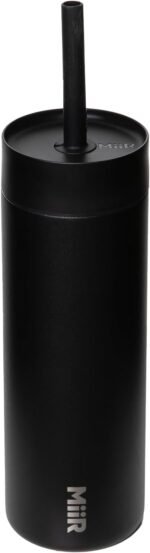 MiiR Sipper Straw Insulated Water Bottle, Thermo 3D Vacuum Technology, One-handed sipping, 16oz - Image 2