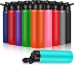 Mimorou 25oz Reusable Aluminum Water Bottles Bulk Multicolor Outdoor Sports Water Bottles for Travel, Gym, Hiking, Cycling, Camping, Fishing, Snap Lid - Image 2
