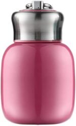 Mini 7 oz Stainless Steel Water Bottle, Small Vacuum Insulated Water Bottle Leak Proof Sport Tumbler Cup Hot and Cold Water Bottle for Women Girls Kids Gift Milk Tea Lunch (Rose) - Image 2