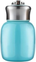 Mini 7 oz Stainless Steel Water Bottle, Small Vacuum Insulated Water Bottle Leak Proof Sport Tumbler Cup Hot and Cold Water Bottle for Women Girls Kids Gift Milk Tea Lunch (Skyblue) - Image 2