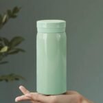 Mini Stainless Steel, Slim Insulated Water Bottle, 7oz, Small Water Bottle, Coffee Bottle, Tumbler, Travel Bottle, Coffee Cup, Pocket Bottle, keep hot and cold, Leak Proof, BPA Free (Green) - Image 2
