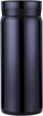 Mini Thermos Cute Water Bottle - 7 oz Tiny Insulated Vacuum 18/10 Stainless Steel Small Flask - Leak Proof & Spill Proof & Keeps Cold and Hot for Drink, Coffee, Tea - Blue - Image 2