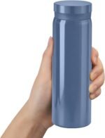 Mini Water Bottle - 10oz Portable Insulated Stainless Steel Water Bottle,Small Black Water Bottle, Anti-slip Bottom, BPA-Free Double Wall Vacuum Keep Hot & Cold for Drinks Coffee Juice (Gray) - Image 2