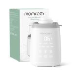 Momcozy Bottle Warmer, Fast Bottle Warmers for All Bottles with Timer, Accurate Temperature Control and Automatic Shut-Off, No Lid Required for Heating, White-Gray - Image 2