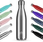 Mont-Clair H2O Stainless Steel Water Bottle, Vacuum insulated - BPA Free, 12h Hot & 24h Cold Drinks, Metal Water Bottle 1L Leakproof, Ideal for Adult, Kids, Running - Silver - Image 2