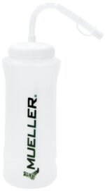 Mueller Quart Bottle With Straw, Natural Color With Black Letters - Image 2
