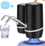Myvision 2 Pack Electric Portable 5 Gallon Water Dispenser, Universal Micro USB Charging Water Bottle Pump, 3-5 Gallon Jug Water Dispenser with Silicone Cap (2pcs Mode 9) - Image 2