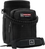 NATURE PIONEOR Water Bottle Holder with Adjustable Strap - 26/32/36/40/46/64oz Insulated Water Bottle Sling Carrier with Paracord Handle & 2 Pockets, Outdoor Sports, Hiking, Camping, Gym - Image 2