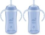 NUK Learner Straw Cup 10oz - Toddler Cup with Soft Straw for Easy Drinking Suitable for Ages 8 Months and Up - Image 2