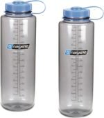 Nalgene Silo 48oz Tritan Wide Mouth Bottle - 2 Pack (Grey) - Image 2