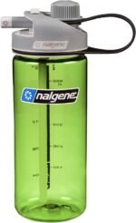 Nalgene Sustain Tritan BPA-Free MultiDrink Water Bottle Made with Material Derived from 50% Plastic Waste (using ISCC certified mass balance), 20 OZ, Green - Image 2