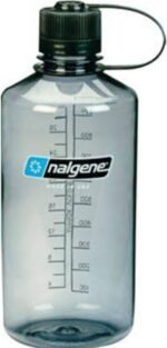Nalgene Tritan Narrow Mouth BPA-Free Water Bottle, Gray, 32 oz - Image 2