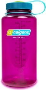Nalgene Tritan Wide Mouth BPA-Free Water Bottle Eggplant, 32 oz - Image 2