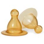 Natursutten Replacement Slow-Flow Bottle Nipples for Glass Baby Bottles - Eco-Friendly, BPA-Free Natural Rubber Nipples for Natursutten Baby Bottles - Made in Italy - 2 Pack - Image 2