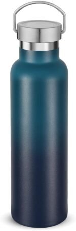 Neihepal Gradient Stainless Steel Water Bottles,20 Ounce Vacuum Insulated Double Wall Travel Bottle with Leak Proof Lid of Handle,Metal Reusable Standard Mouth Flask Thermoses for School,Hikers,Gift - Image 2