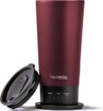 Nextmug Go - Temperature-Controlled, Self-Heating Travel Mug (Burgundy - 16 oz.) - Image 2