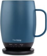 Nextmug Plus (Slate Blue - 18 oz.) Temperature-Controlled, Self-Heating Mug – No App, Long-Lasting Battery for Work & Study, Great Gift for Coffee Lovers - Image 2