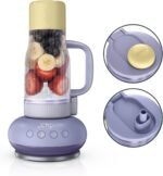 Ninja Blendboss™ | Personal Blender for Smoothies & Frozen Drinks | 26oz Travel Tumbler with LeakProof Lid, Chug Spout & Detachable Straw | Auto-iQ Technology | Lavender Lemonade | DB351PR - Image 2