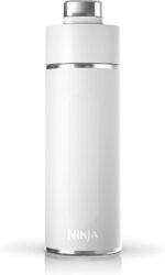 Ninja Thirsti 18oz Travel Water Bottle, For Carbonated Sparkling Drinks, Colder and Fizzier Longer, Leak Proof, 24 Hrs Cold, Dishwasher Safe, Stainless Steel Insulated Tumbler, Cloud White, DW1801WH - Image 2